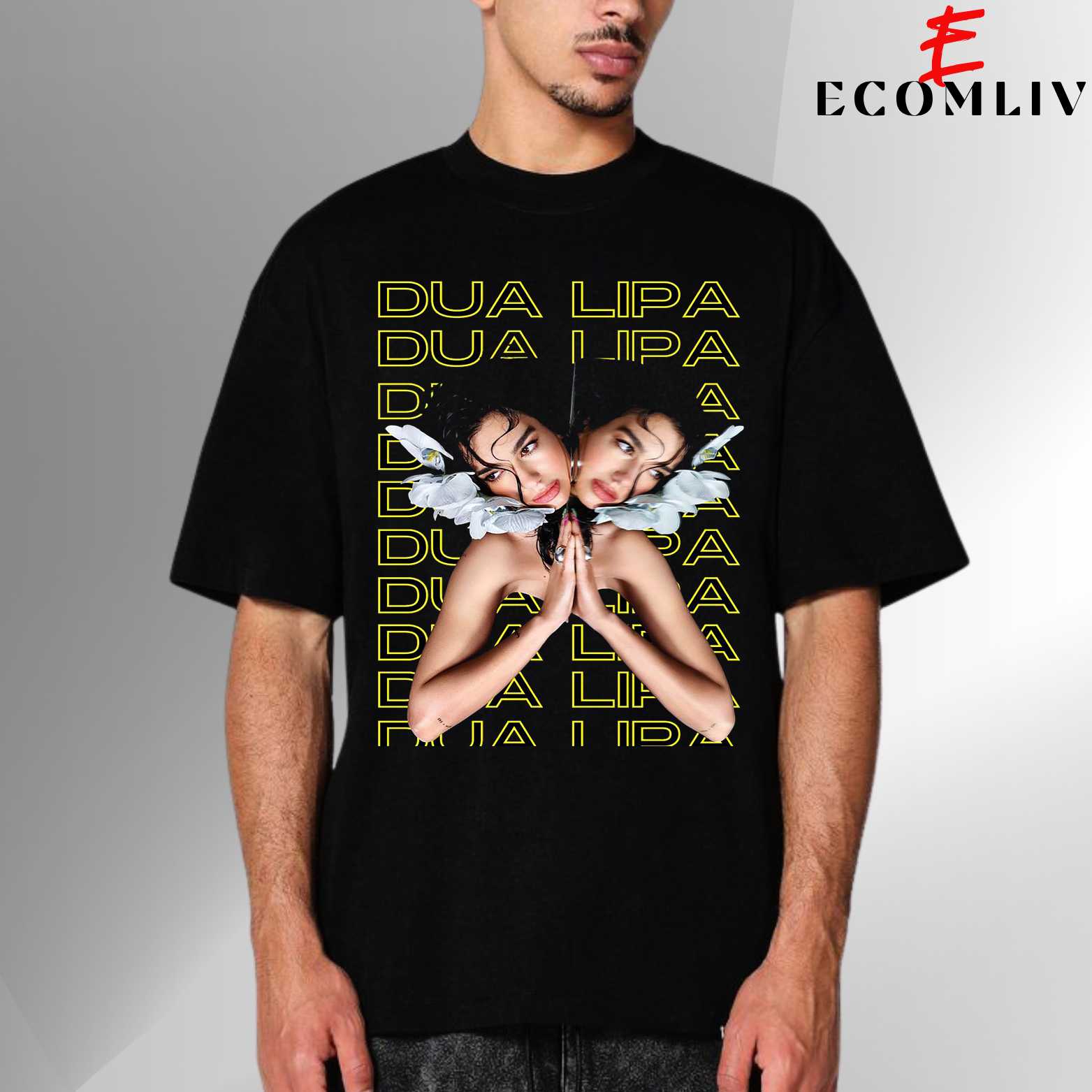 Dua Lipa T Shirt, Unisex Streetwear Tee, Merch Fan Collector